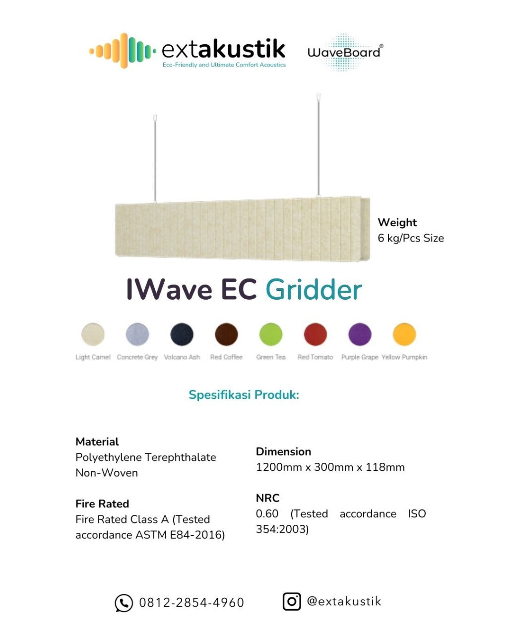 WAVEBOARD IWAVE EC GRIDDER (EXTAKUSTIK) WAVEBOARD IWAVE EC GRIDDER (EXTAKUSTIK)